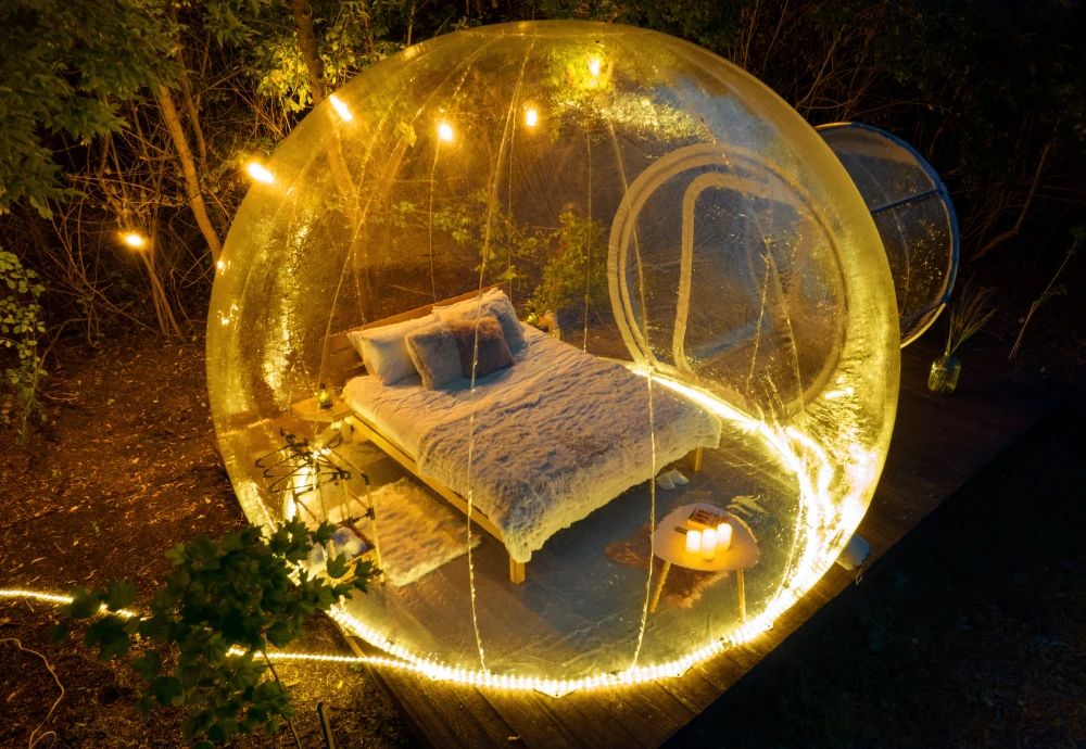 clear bubble tent outdoor shelter