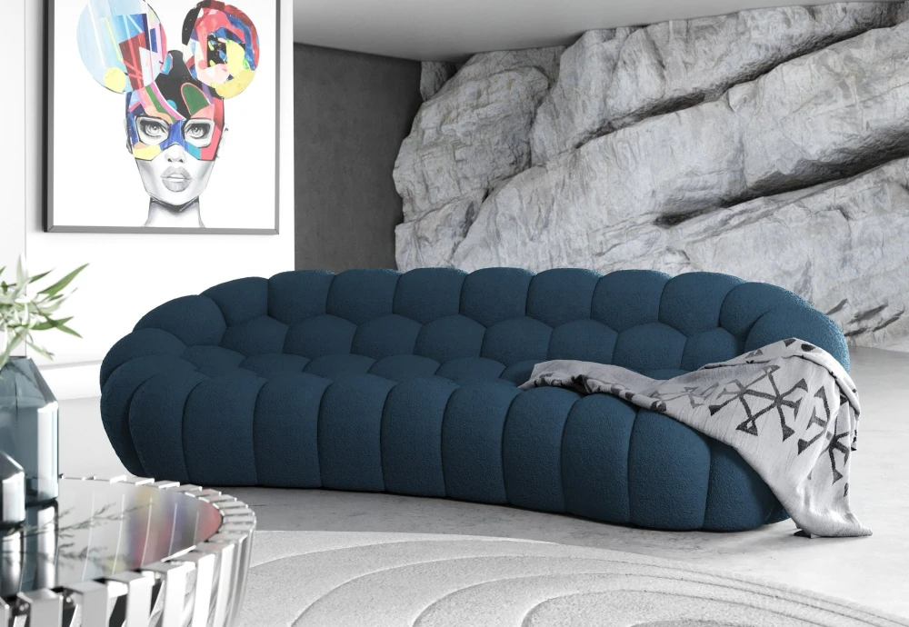 bubble blue sofa